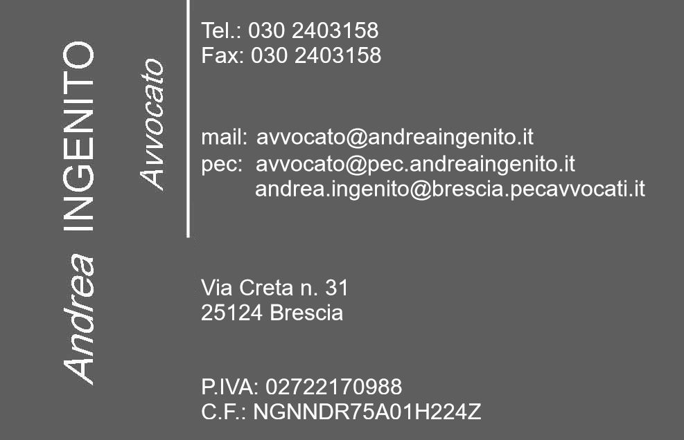 Avv. Andrea Ingenito